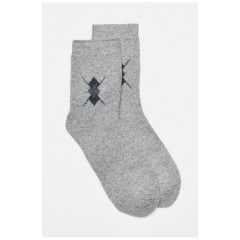 Шкарпетки чоловічі махрові ангорові сірого кольору 190519L Шкарпетки чоловічі махрові ангорові сірого кольору 190519L