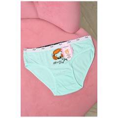 Трусики дитячі для дівчинки зеленого кольору з малюнком 190722L