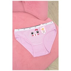 Трусики дитячі для дівчинки фіолетового кольору з малюнком 190743L