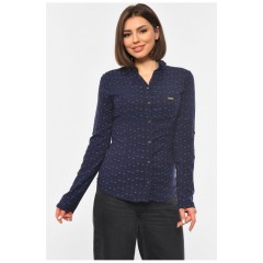 Сорочка жіноча темно-синього кольору 191094L