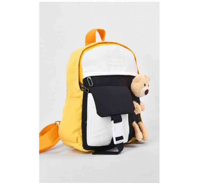 Рюкзак детский оранжевый текстильный 191217L