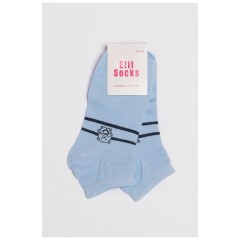 Шкарпетки підліткові блакитного кольору з малюнком 191569L Шкарпетки підліткові блакитного кольору з малюнком 191569L