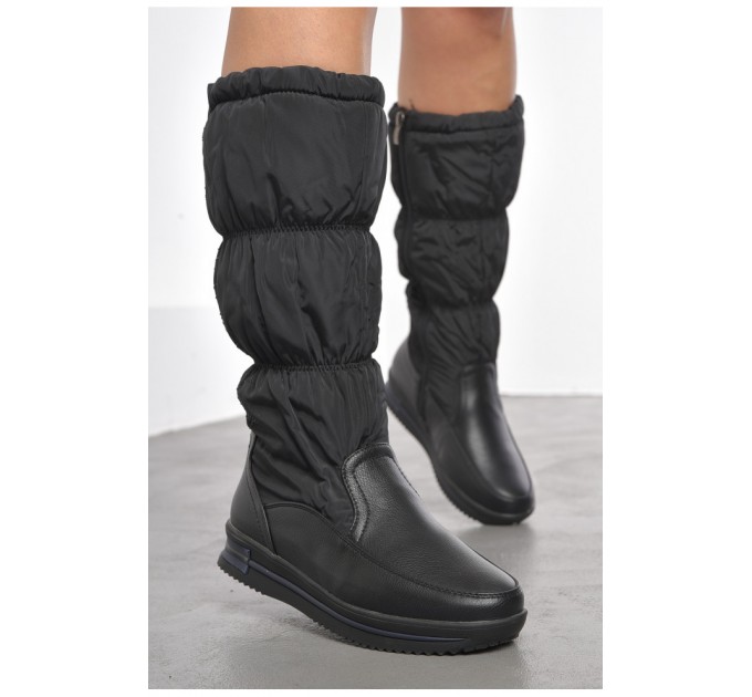 Чоботи жіночі зимові чорного кольору 192067L