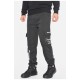 Спортивні штани чоловічі на флісі темно-сірого кольору 192142L