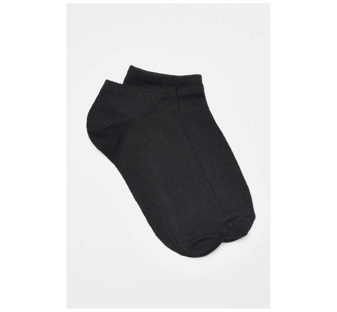 Шкарпетки жіночі демісезонні спортивні чорного кольору 192154L