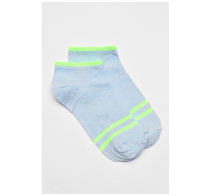 Шкарпетки жіночі демісезонні блакитного кольору 192239L