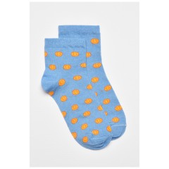 Шкарпетки жіночі демісезонні блакитного кольору 192242L