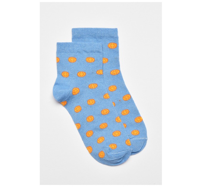 Носки женские демисезонные голубого цвета 192242L