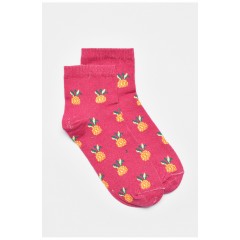 Шкарпетки жіночі демісезонні рожевого кольору 192243L