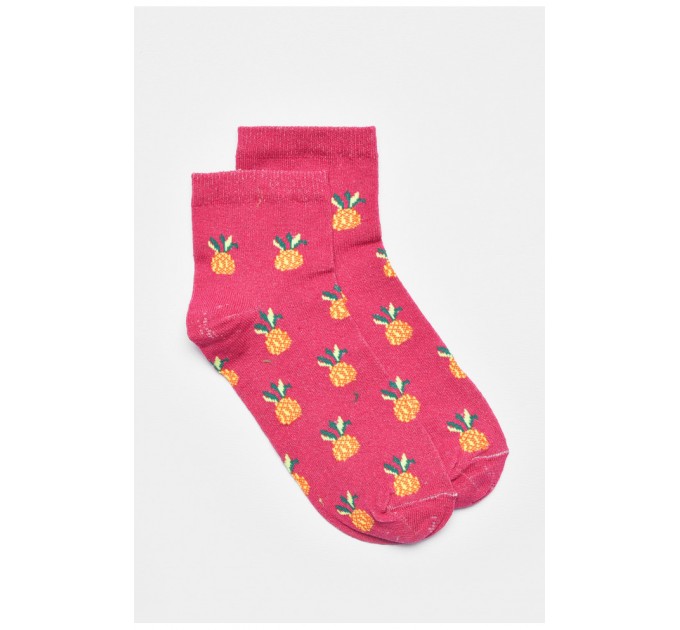 Шкарпетки жіночі демісезонні рожевого кольору 192243L