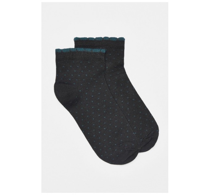 Шкарпетки жіночі демісезонні чорного кольору 192259L