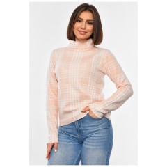 Светр жіночий персикового кольору 192410L
