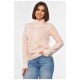 Светр жіночий персикового кольору 192410L
