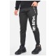 Спортивні штани чоловічі на флісі чорного кольору 192532L