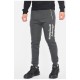 Спортивні штани чоловічі на флісі темно-сірого кольору 192538L