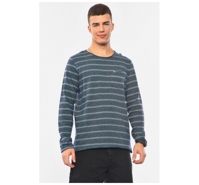 Світшот чоловічий напівбатальний темно-синього кольору 193053L