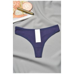 Стрінги жіночі темно-синього кольору 193119L