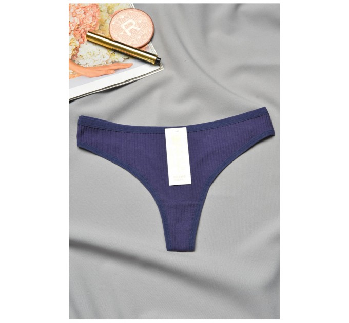 Стринги женские темно-синего цвета 193119L