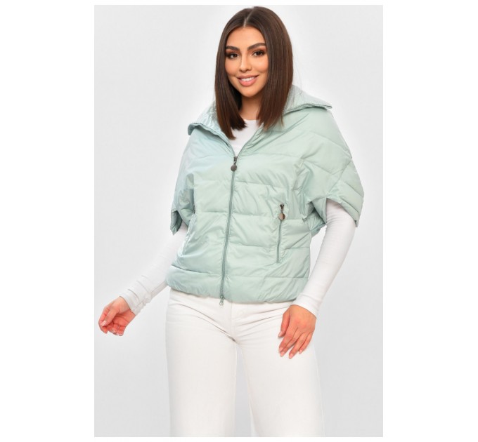 Жилетка жіноча м'ятного кольору 193380L