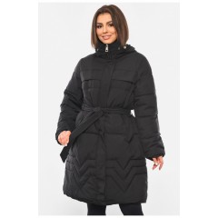 Куртка женская зимняя черного цвета 193415L