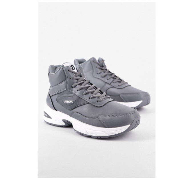 Кросівки чоловічі зимові сірого кольору 193860L