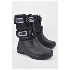 Дутики мужские пена на меху черного цвета 194165L