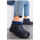 Галоши женские утепленные темно-синего цвета 194413L Галоши женские утепленные темно-синего цвета 194413L