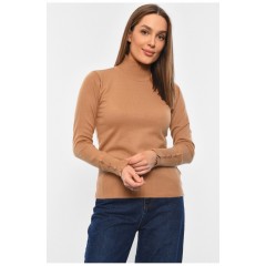 Гольф женский однотонный цвета мокко 194568L