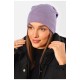 Шапка жіноча демісезонна бузкового кольору 194579L