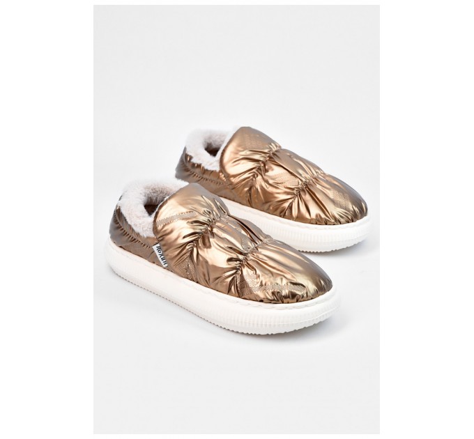 Тапочки комнатные мужские золотистого цвета 194774L