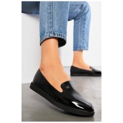 Туфлі-лофери жіночі чорного кольору 194871L