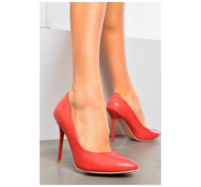 Туфлі жіночі кораллового кольору 195294L