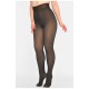 Колготы женские на искусственном меху имитация кожи черно-бежевого цвета 195460L