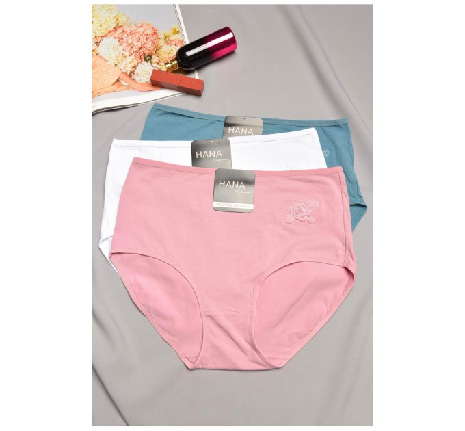 Набір жіночих трусів напівбатальних 3 штуки 195503L