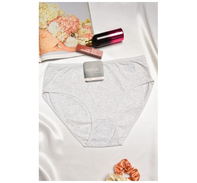 Труси жіночі напівбатальні сірого кольору 195603L