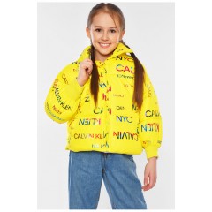 Куртка дитяча для дівчинки демісезонна жовтого кольору 195632L