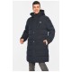 Куртка чоловіча подовжена єврозима темно-синього кольору 195771L