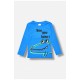 Лонгслів дитячий для хлопчика синього кольору 196563L