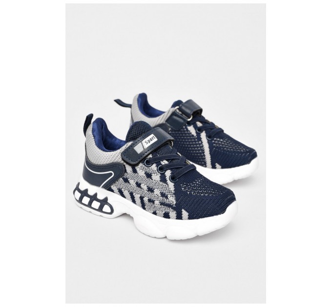 Кросівки дитячі темно-синього кольору текстиль 197425L