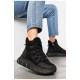 Черевики жіночі зимові чорного кольору 197567L