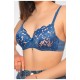 Бюстгальтер жіночий блакитного кольору чашка В 197619L