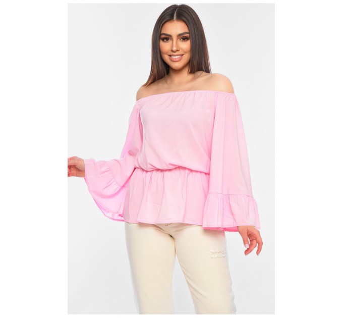 Блуза женская розового цвета 198700L