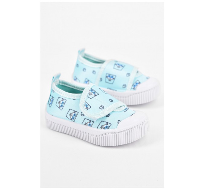 Мокасини дитячі м`ятного кольору 198757L