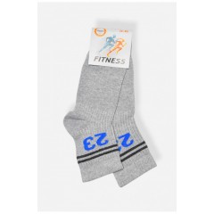 Шкарпетки жіночі демісезонні сірого кольору 198788L