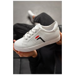 Мокасини жіночі білого кольору на шнурівці 198834L