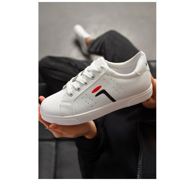 Мокасини жіночі білого кольору на шнурівці 198834L