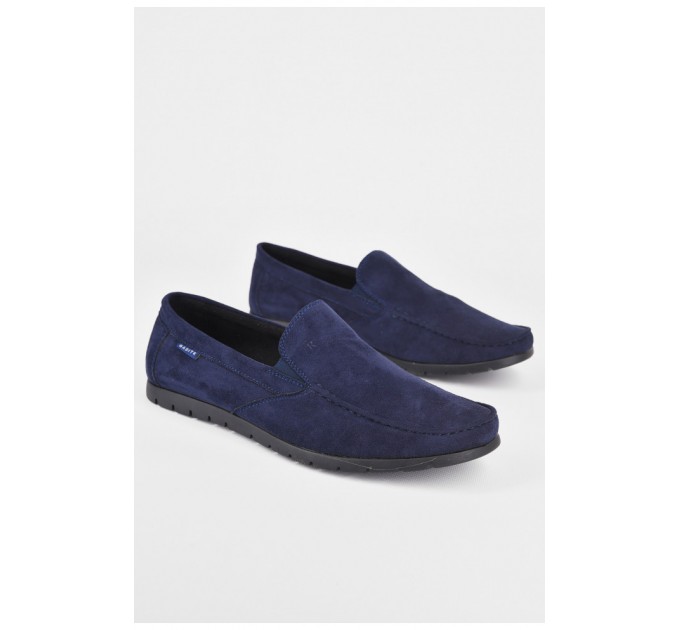 Мужские мокасины темно-синего цвета 198977L