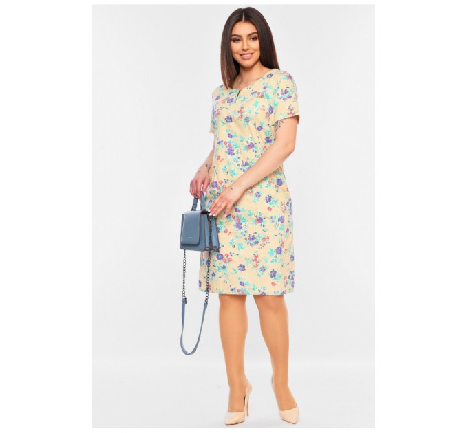 Платье женское бежевого цвета 199202L