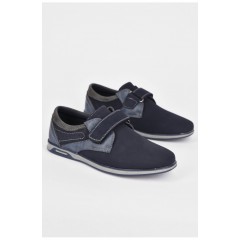 Детские туфли для мальчика темно-синего цвета 199422L Детские туфли для мальчика темно-синего цвета 199422L