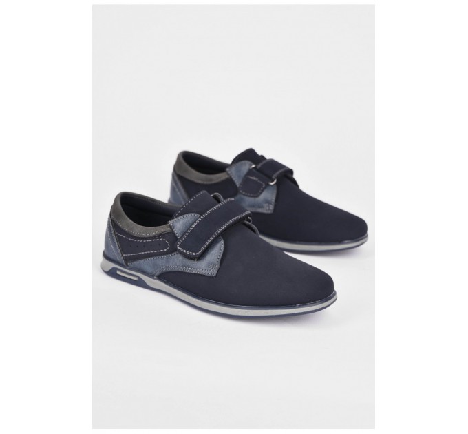 Детские туфли для мальчика темно-синего цвета 199422L